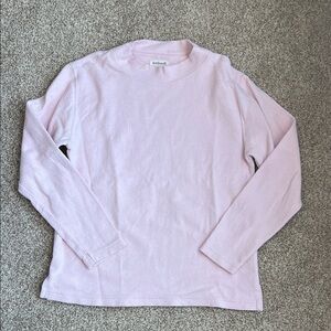 Kettlewell Colours Ice Pink Mock Neck Sweatshirt